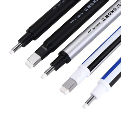 Tombow MONO Zero Eraser Flat / Super Fine Rubber Tip Pen Type Professional High Precision Pencil Eraser For Manga Highlight