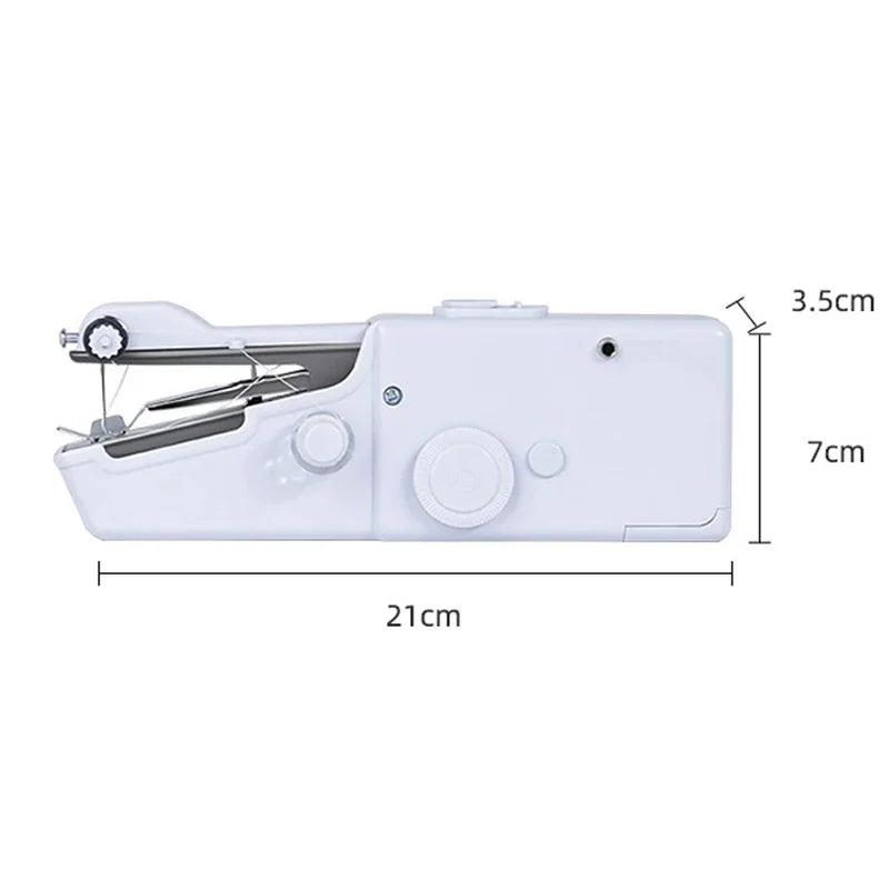 Portable Manual Sewing Machine Handheld Rope-free Electric Quick Build DIY Apparel Supplies Arts Crafts Home Garden Embroider