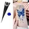 Tattoo Stickers English Word Waterproof Long Lasting Realistic Transfer Temporary Black Letters Feather Body Art For Men Wome