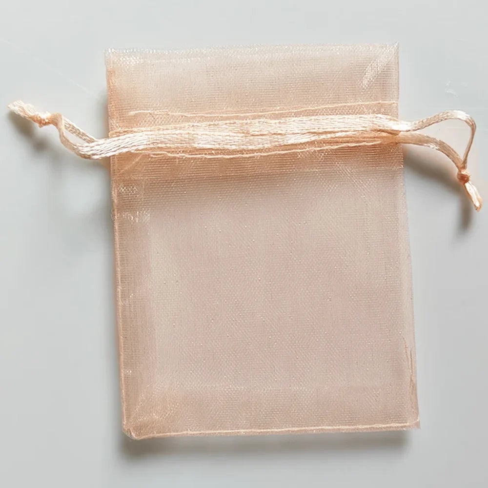 25/50/100pcs Organza Gift Bag Multicolor Drawstring Pouches For Candy Jewelry Bag Packing Wedding Gift Bags Organza Bag - Pin
