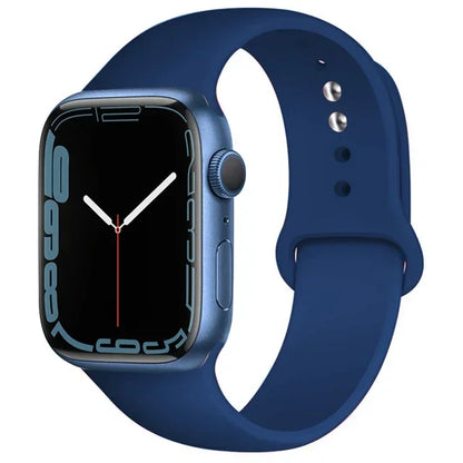 Silicone Band For Apple Watch straps 49mm 40mm 44 mm 45mm 46mm 42mm 41mm 38mm sports bracelet iWatch series 10 9 8 3 SE ultra
