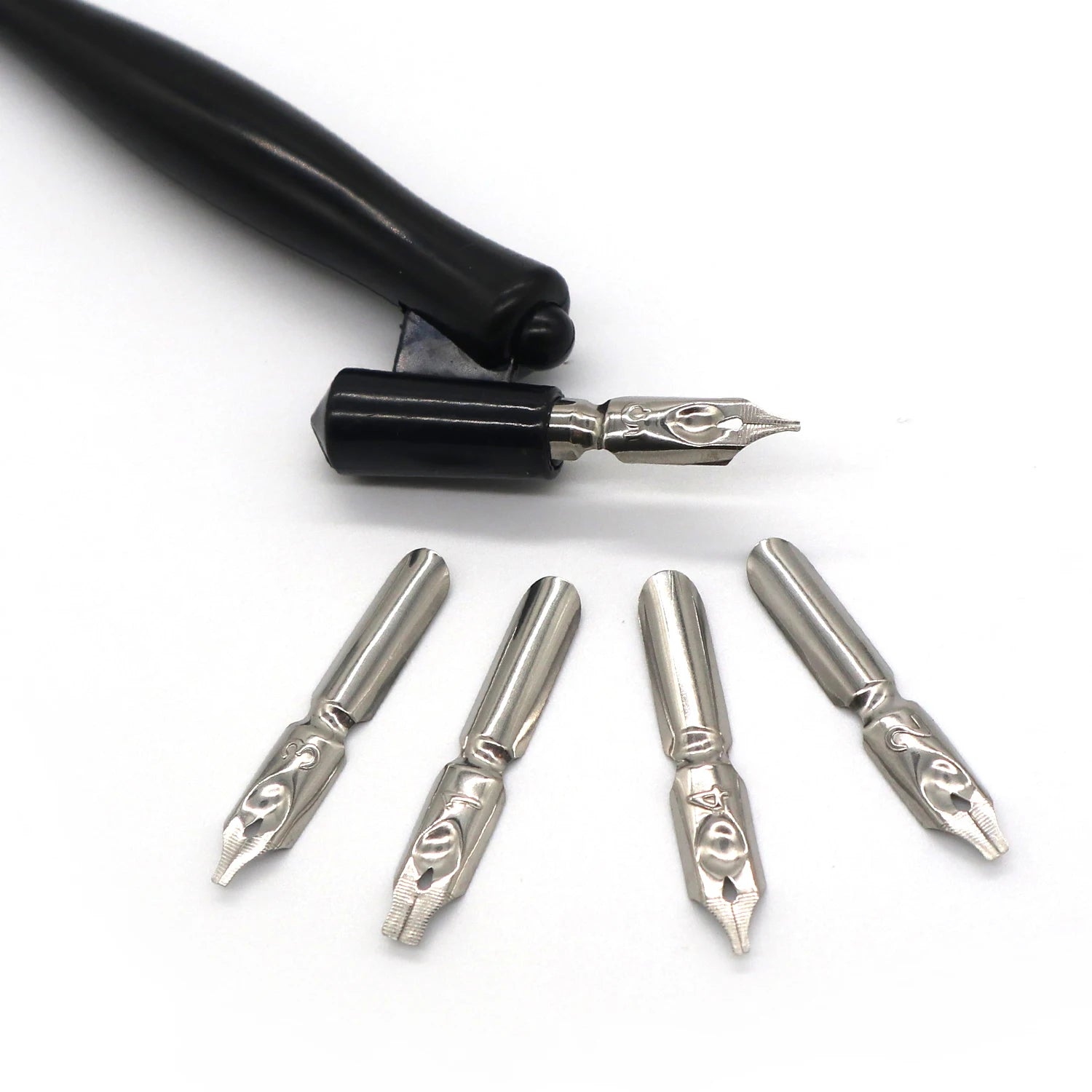 New Arrival Dip Pen Manga Calligraphy Dip Pen Holder+6 Nibs for Lettering Sketching Drawing Kit Fountain Pen Stationery Suppl