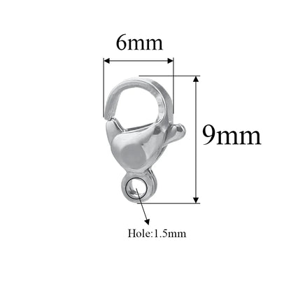 20pcs Stainless Steel Lobster Clasps For Bracelet Necklace,Lobster Clasps With Jump Rings Connectors Clasp DIY Jewelry Findin