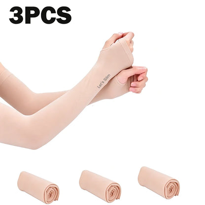 3/5PCS Arm Sleeves for Sun Protection Men's and Women's Elbow Sleeves for Outdoor Sports UV Protection Arm Sleeves