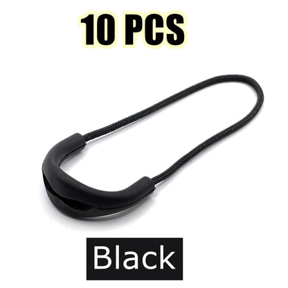 10 Pcs/Pack Mix Color Zipper Pull Cord Zipper Head Pull Puller End Fit Rope Tag Fixer Zip Cord for Garment Bags Accessory - B