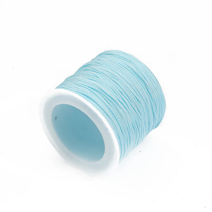 40m/lot 0.8mm Cotton Knotting Macrame Cord Nylon Thread String DIY Beading Braided Bracelet Jewelry Making - 24