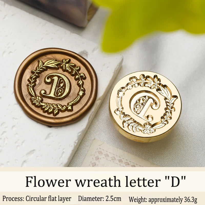 A-Z Seal Kit Sealing Wax for Stamp Head Letter Retro Stamps wax stamp for Wedding Logo for Print Set Wedding Craft Soaps Stam
