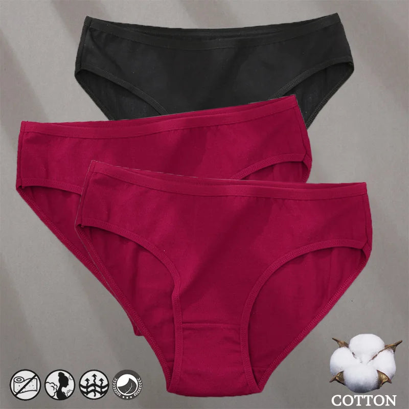 Cotton Panties Jacquard Design Pattern Women Panties Underwear Sexy Female Lingerie Briefs Solid Color Intimate Pantys for Wo