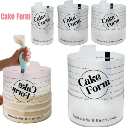 Adjustable Cake Ring Mold Retractable Fondant Tools Mousse Cake Ring Acrylic Circle Baking Ring DIY Mousse Cake Form