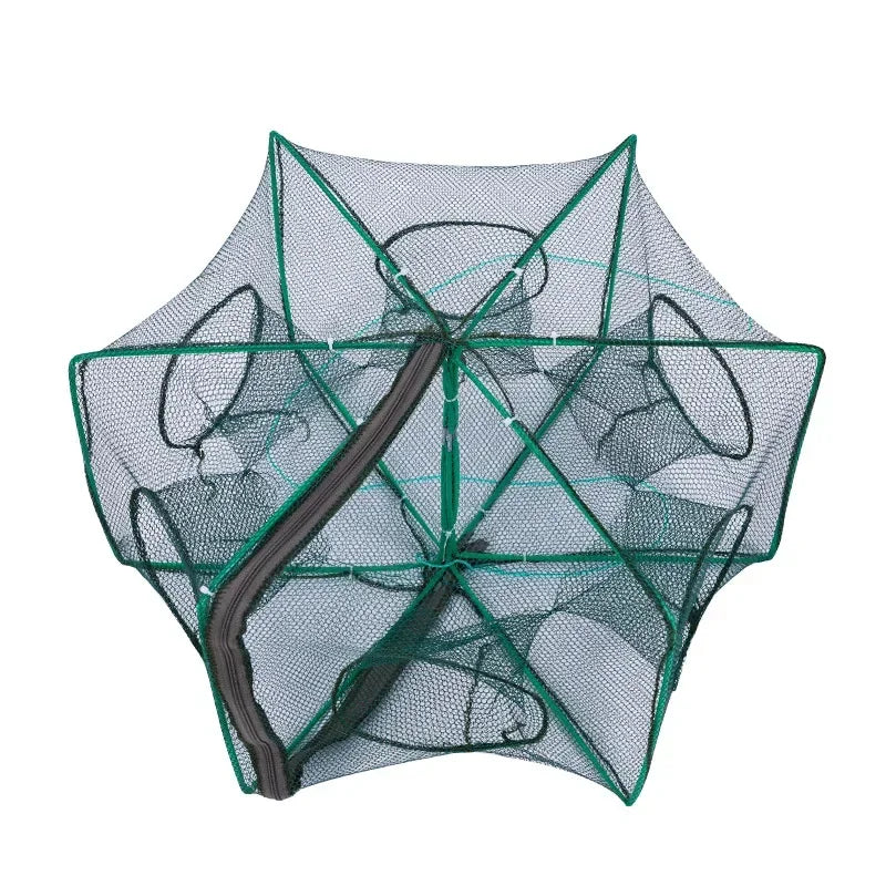 Mesh For Fishing Net/Tackle/Cage Folding Crayfish Catcher Casting/Fish Network Crab/Crayfish/Shrimp/Smelt/Eels Traps Fishing