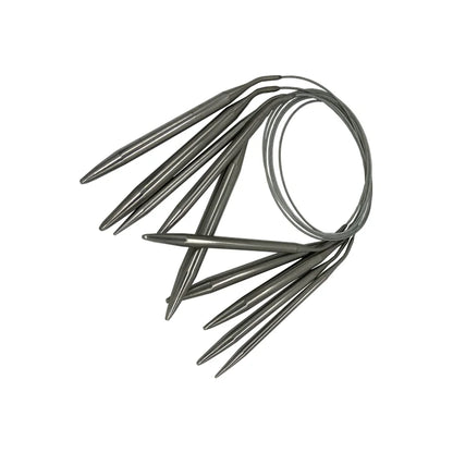 Stainless Steel Circular Knitting Needles 1.5-10mm Crochet Hooks Set Craft Tools DIY Weaving Needle Pins for Knitting
