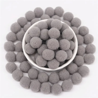 Pompon Balls 8mm 10mm 15mm 20mm 25mm 30mm Fluffy Pompoms Crafts Pompom Diy Handmade Kids Toy Wedding Decoration Craft Supplie