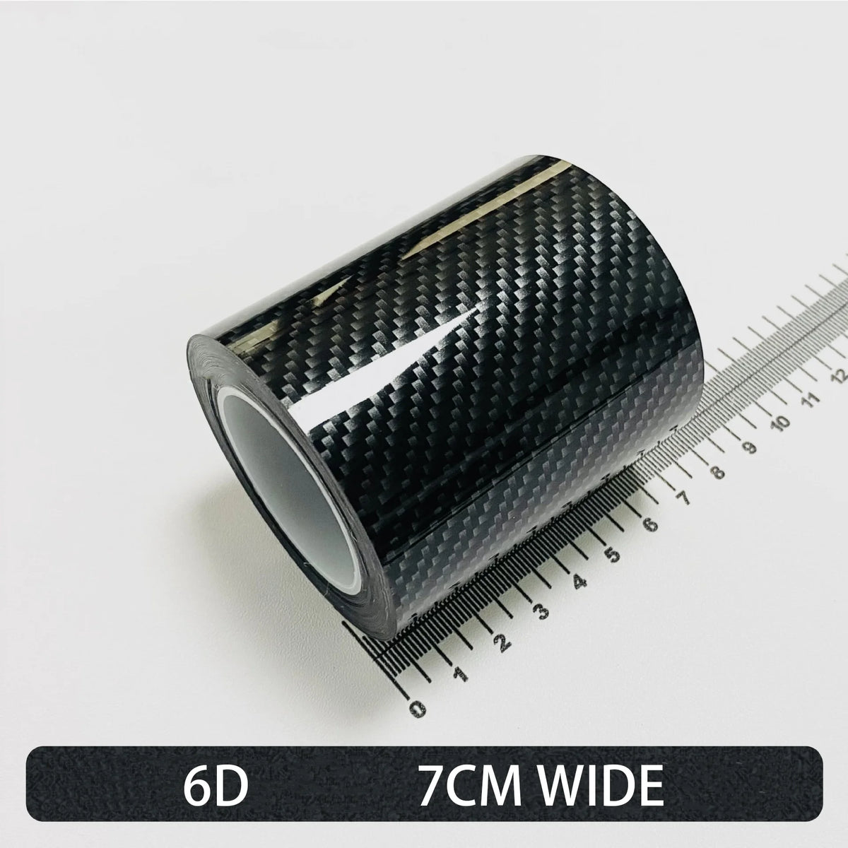 Carbon Fiber Automotive Adhesive Tape Roll Matte Black Protective Car Film Self-Adhesive Film 3D Vinyl Car Film Accessories -