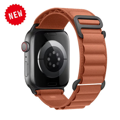 for Apple watch Straps 45mm 46mm 49mm 42mm iwatch Band 44mm 40mm Nylon Alpine bracelet correa Series 10 9 8 7 6 11 SE Ultra 2
