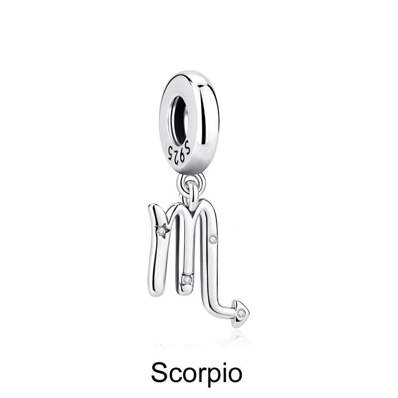 925 Sterling Silver Charms Fit Original Bracelets Star Moon Sun Spaceman Pendant Beads DIY Women Necklaces Jewelry - 21