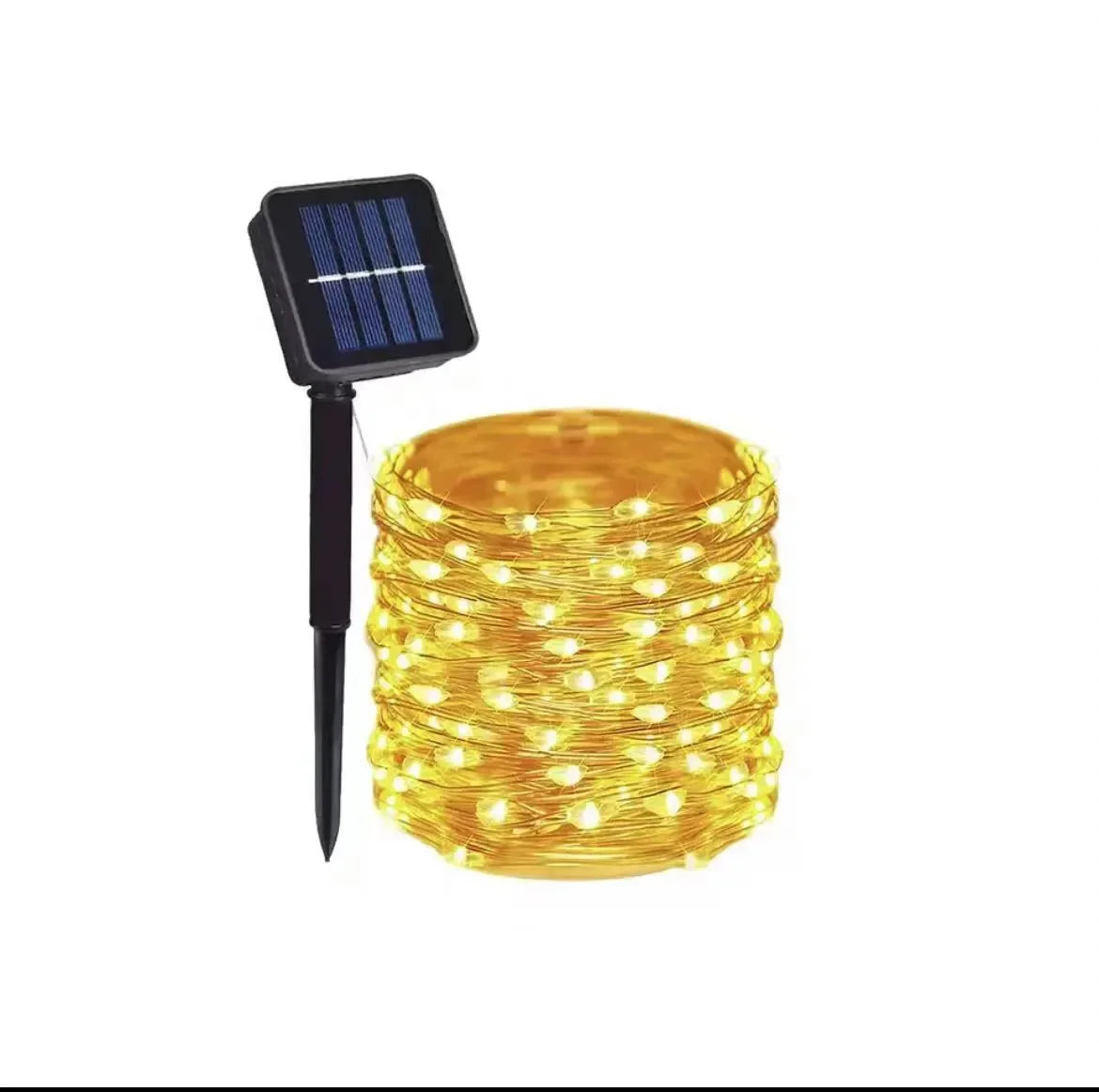 1 2 3 4 5Packs Solar Led Fairy Light Outdoor Christmas Lights 8Modes Copper Wire Lights Waterproof Garden Tree Patio Decor - 