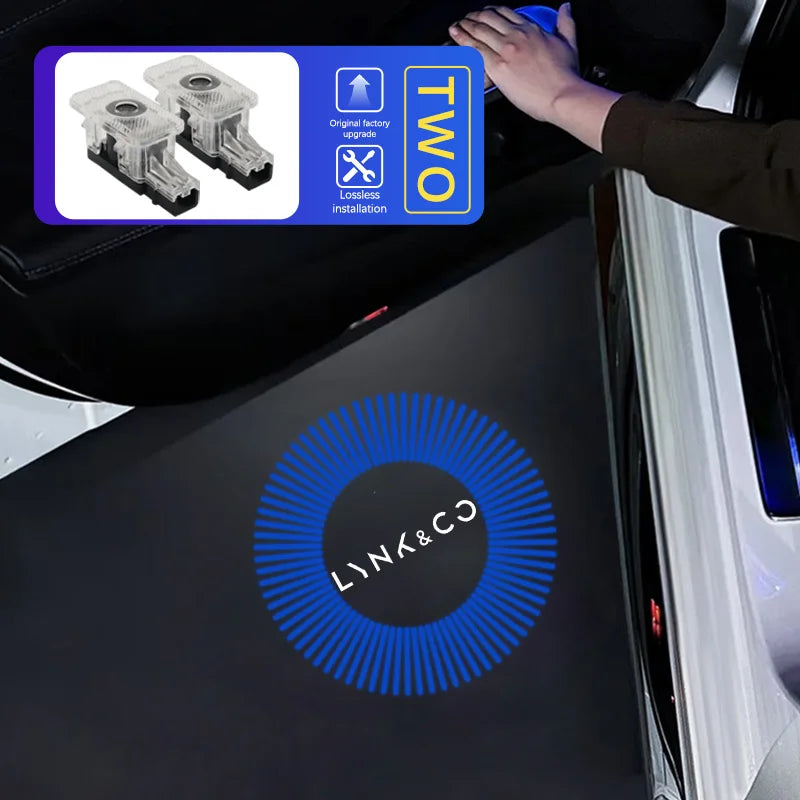 Led Car Door Logo Projector Welcome Light For Lynk&Co 01 02 03 05 09 Car Accessories - Logo G