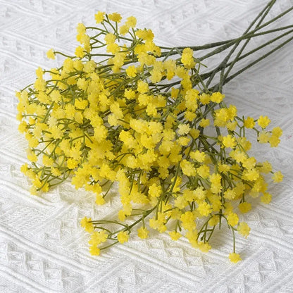 Artificial Plastics Gypsophila Flower Outdoor Garden Party Courtyard Home Vases Table Wedding Bridal Bouquet DIY Gifts Access