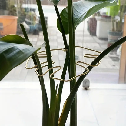 1Pc Large Hanging Plant Stand, Iron Hooks, Suitable for Flowerpot Decoration, Indoor and Outdoor Use - 1Pc Golden