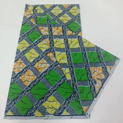 African Ankara prints batik patchwork fabric real wax African sewing material 100% cotton tissu for dress crafts - as picture