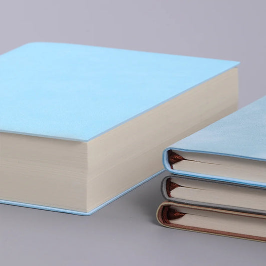 720 page blank inner notebook, soft synthetic leather surface, minimalist drawing book,ultra thick notebook, small and fresh 