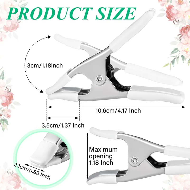 Heavy Duty Fixed Clamp 4 Pack Dress Clips Clothing Clamps For Fitting Bridal Seamstress Mannequin Wedding Photographer