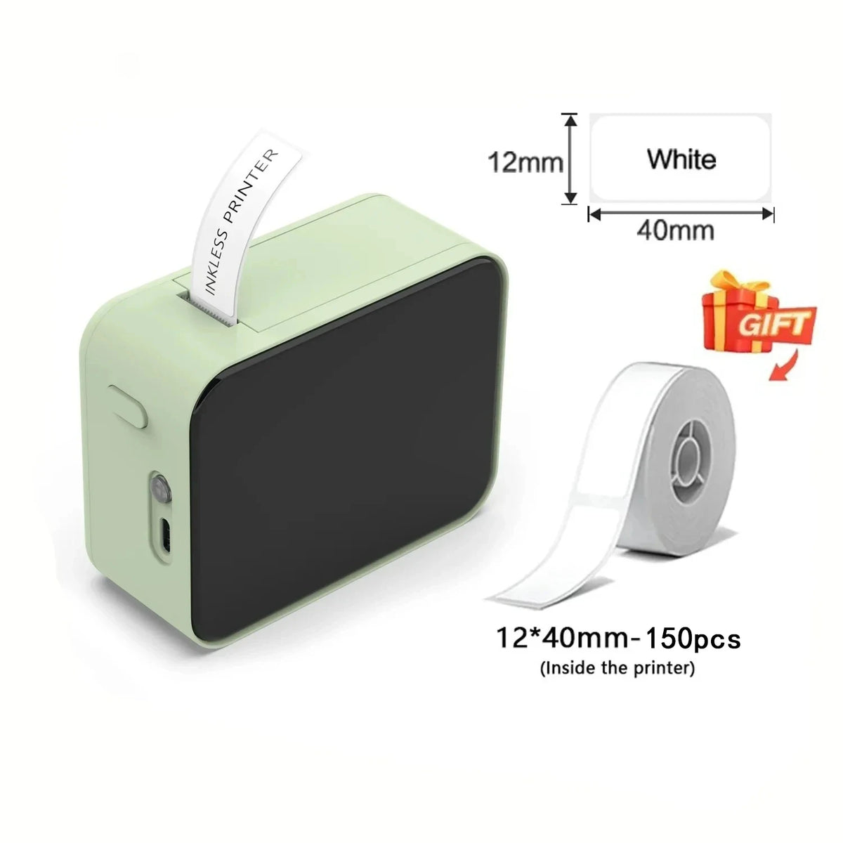 MarkLife P15 Mini Portable Thermal Printer Wireless Bluetooth-compatible Label Tag for Home Office Labeling Sticker Machine -