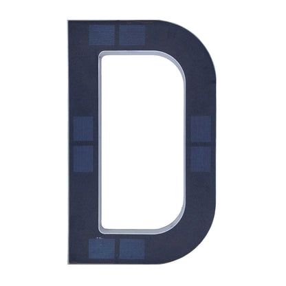 Solar Lighted House Number Outside Light-up LED Address Sign Waterproof Modern House Number Light Address Number for Door Dec