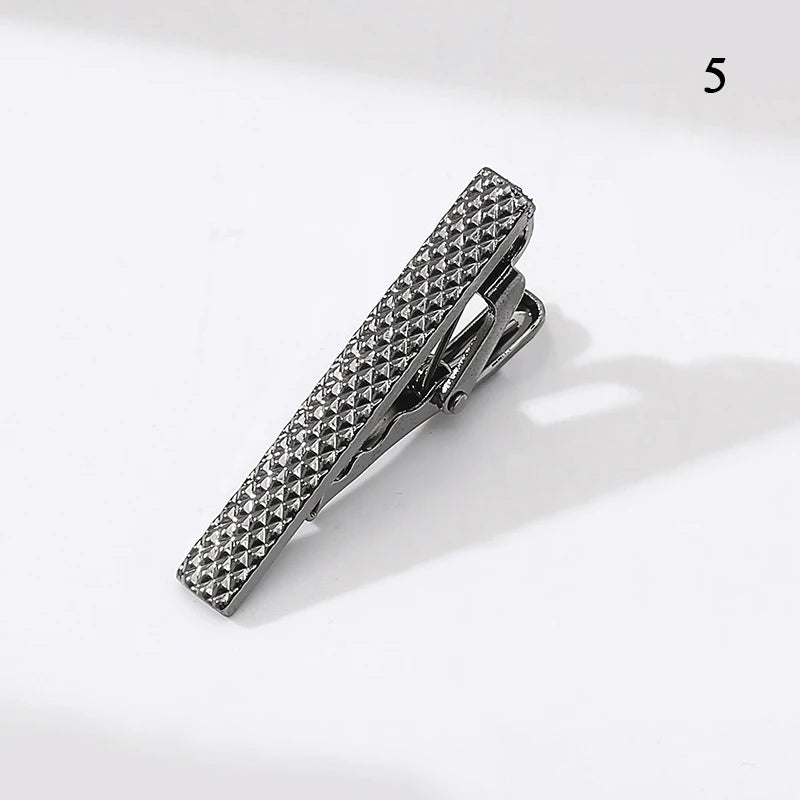 Tie Pin For Men Classic Tie Clips Copper Tie Bar Tie Collar Pin Business Corbata Necktie Clip Jewelry Gift Wedding Accessorie
