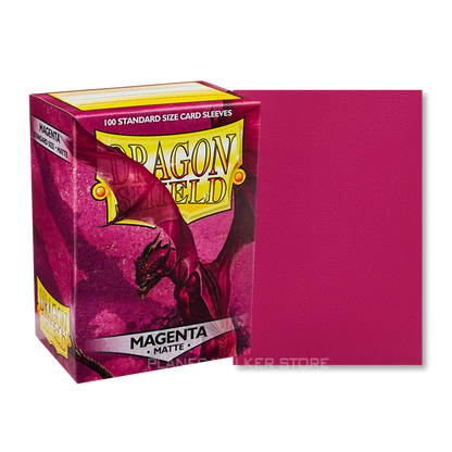66X91mm 100 PCS/BOX Colorful Matte Cards Sleeves Dragon Shield Cards Cover Cards Protector for PKM/Star Reals Board Games