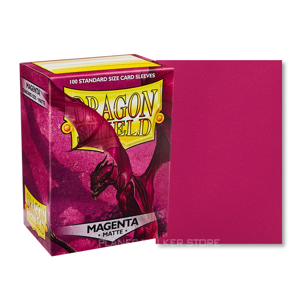 66X91mm 100 PCS/BOX Colorful Matte Cards Sleeves Dragon Shield Cards Cover Cards Protector for PKM/Star Reals Board Games - M