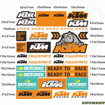 Vinyl For Ktm Motorcycle Sticker Decal - Style 8