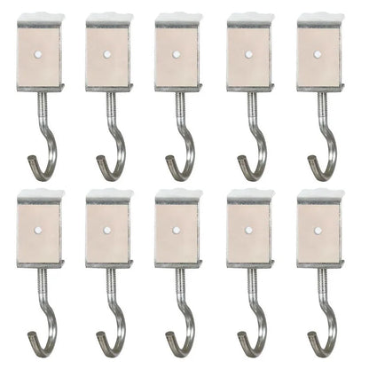 5/10pcs Desktop Hook, Universal Adjustable, No Need to Drill Holes Portable Table Edge Hook, Hanging Backpack, Headphones - 1