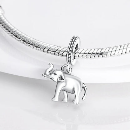 925 Sterling Silver Charms Beads Pendant Tree of Life Dog Elephant Love Heart Charm Fit Original Bracelet DIY Women Jewelry G