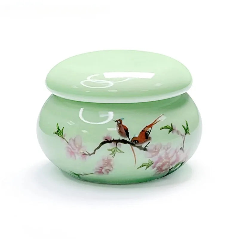 1Pc Ceramics Nail Cup with Lid Acrylic Liquid Powder Ceramic Cup Nail Art Acrylic Liquid Powder Porcelain Dappen Dish Contain