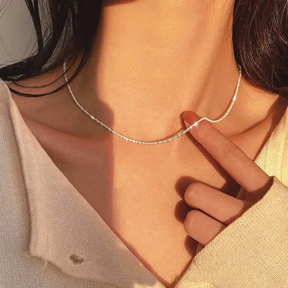 Vintage Necklace on Neck Gold Color Chain Women's Jewelry Layered Accessories for Girls Aesthetic Gifts Fashion Pendant 2025 