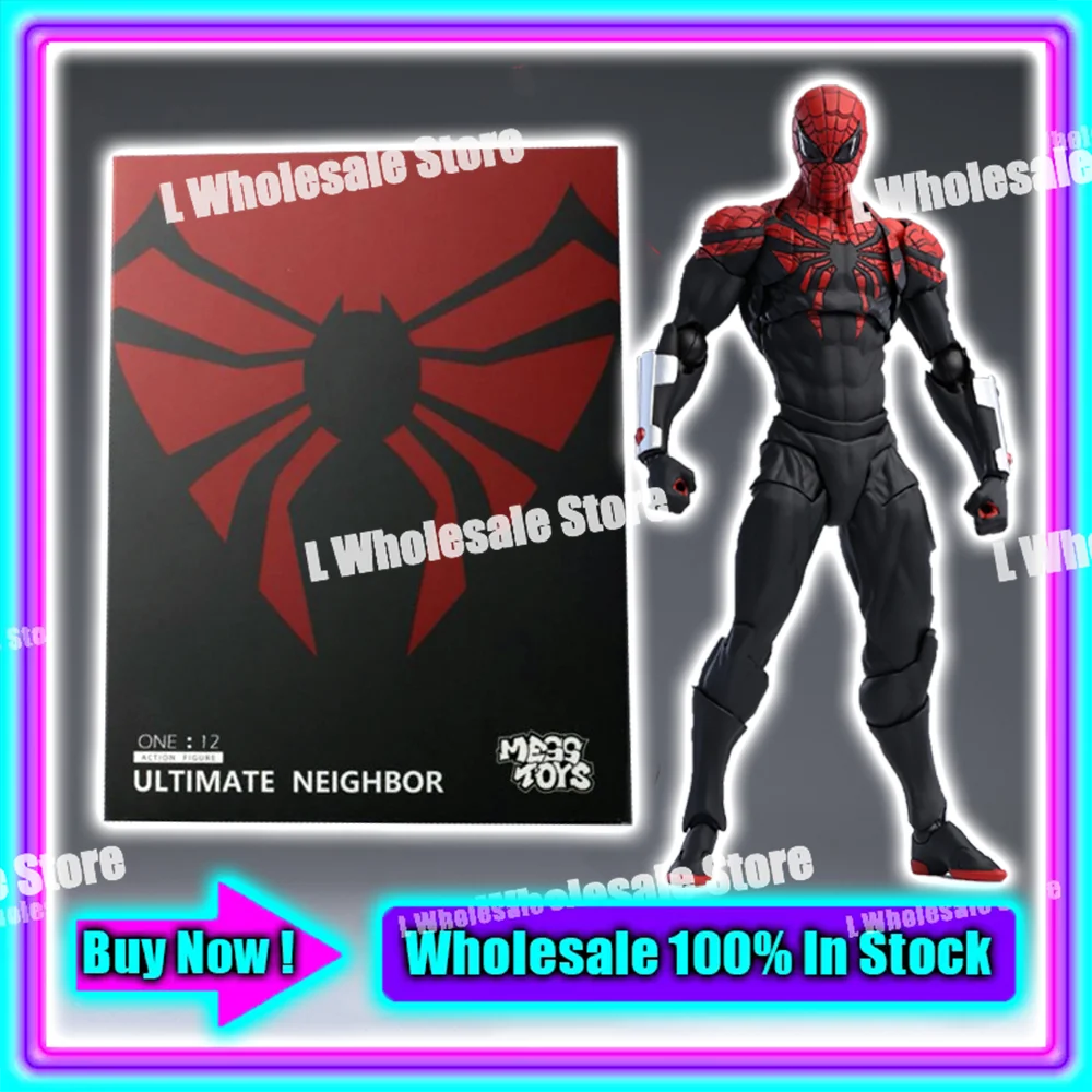 In Stock Mess Toys Superior Symbiote Scarlet Spider Ct Toys Spiderman Daredevil Batman Wolverine Anime Action Figure Gifts To