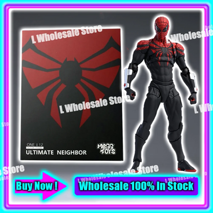 In Stock Mess Toys Superior Symbiote Scarlet Spider Ct Toys Spiderman Daredevil Batman Wolverine Anime Action Figure Gifts To