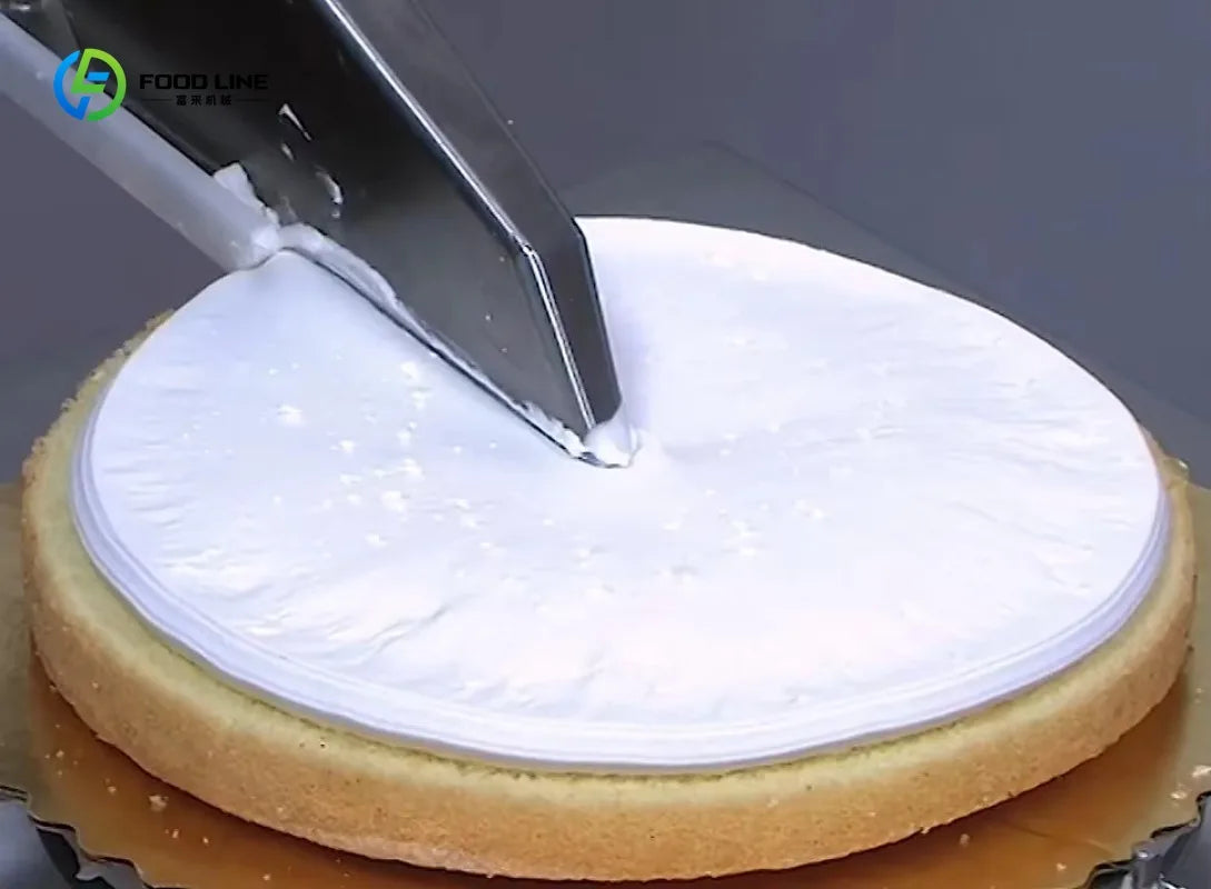 Customized Automatic Cake Icing & Filling Machine - High Efficiency Even Coating for Layer for Commercial Bakery Decorating U