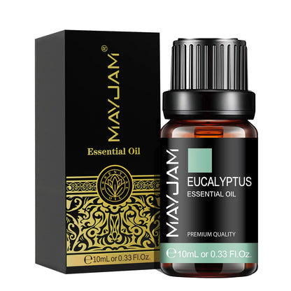 MAYJAM 10ML Essential Oil Lavender Jasmine Eucalyptus Vanilla Sandalwood Bergamot Rosemary Citronella Cinnamon Fragrance Oil 