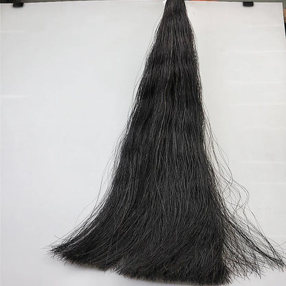 250g High Quality Black,Brown White Grey Horse Tail Hair,Vioin Bow Hair 83cm - Black