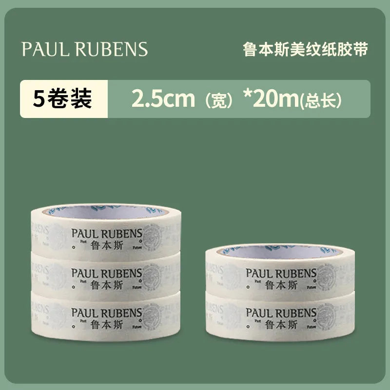 Paul Rubens Watercolor Masking Tape 25mmx20m Sketch Painting Oil Painting Artist Washi Tape Sketch Fixation Sticky Traceless 
