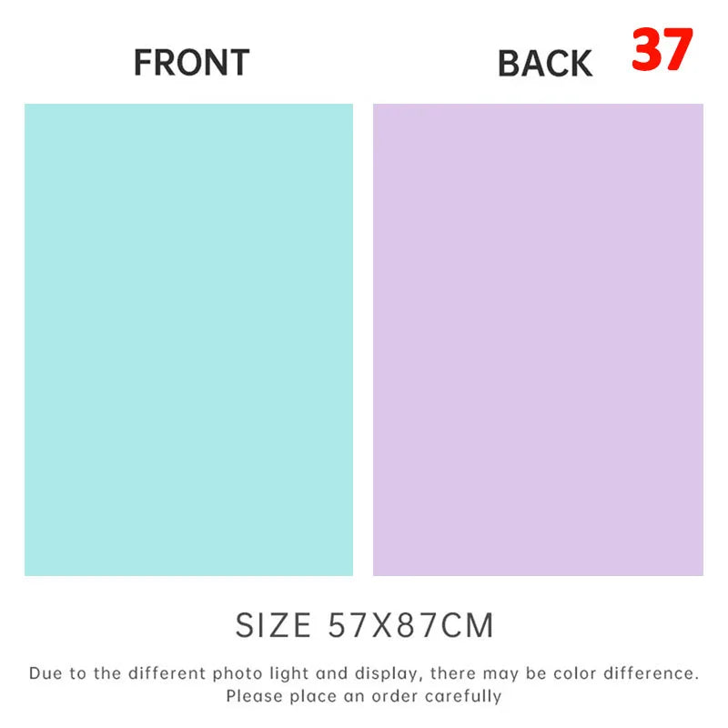 Photography Backdrops Wallpaper 57*87cm 2sides Solid Color Photo Background Props for Photo Studio Newborn Product Photograph