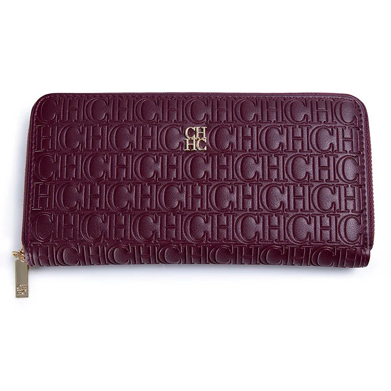 CH Fashion Classic Women's Wallet Standard Solid Color Design Letter Embossed Women's 2025 New Luxury Wallet