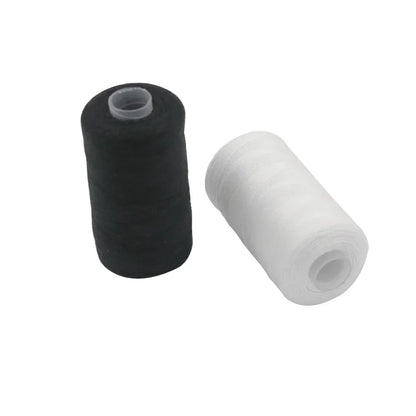 2Pcs 500M Sewing Thread Polyester Thread Set Strong And Durable Black White Sewing Threads For Hand Machines - mixed