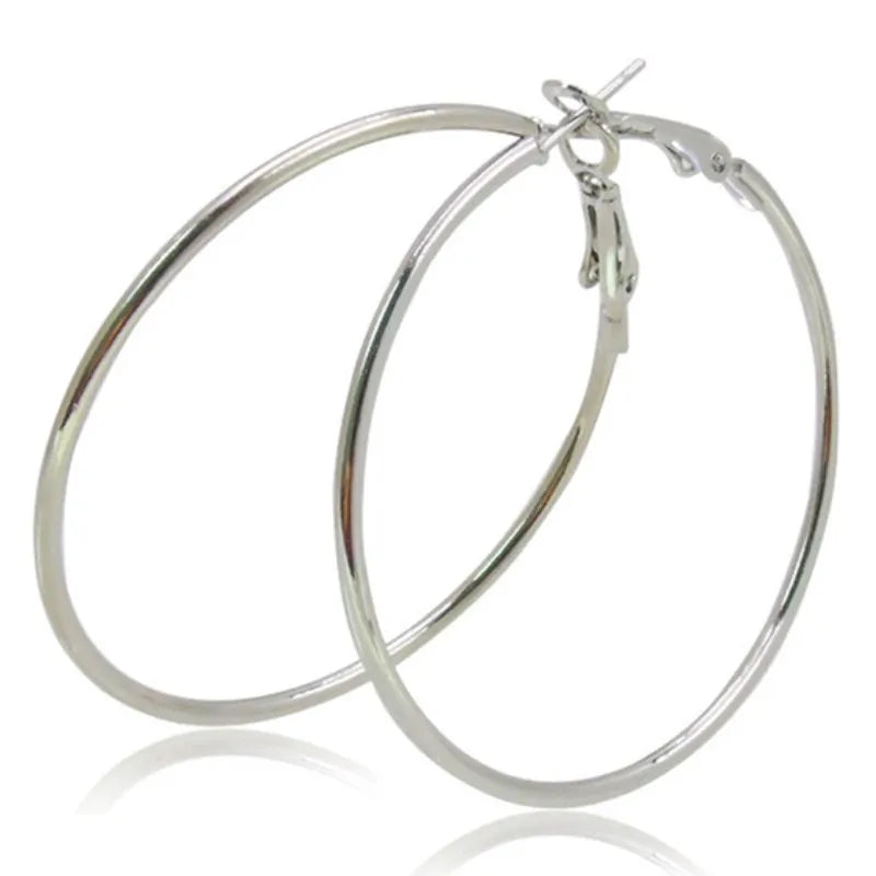 New Fashion Geometric Hollow Circle Hoop Earrings Fashion Jewelry boucle o'reilles femmes Hyperbole Brincos For Women Gilrs G