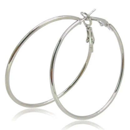 New Fashion Geometric Hollow Circle Hoop Earrings Fashion Jewelry boucle o'reilles femmes Hyperbole Brincos For Women Gilrs G