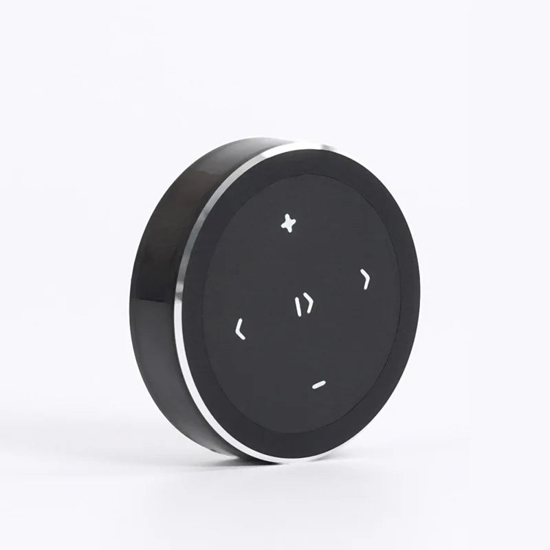 Mini Wireless Bluetooth-compatible Media Button Remote Controller Car - Black