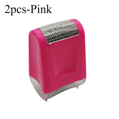 Stamp Roller Anti-Theft Protection ID Seal Smear Privacy Confidential Data Guard Information Data Identity Address Blocker - 