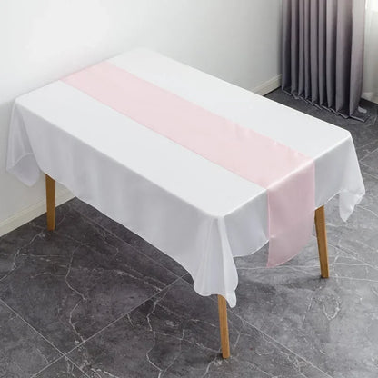 Satin Table Runner Wedding Decoration For Modern Birthday Party Hotel Show Banquet Luxury Design Nice Pattern Wholesale - Pin
